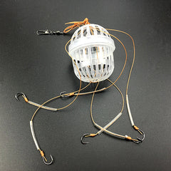 Explosion Bait Cage Hook – 6 Strong Carbon Steel Fishing Hooks for Carp & Sea Fishing