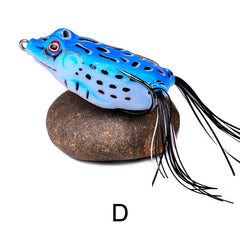 TopWater Frog Fishing Lure 4.3cm-6.5cm | 5g-17.5g Soft Silicone Bait Wobblers with Double Hooks for Bass Pike Snakehead