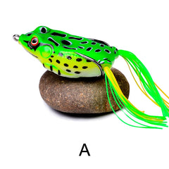 TopWater Frog Fishing Lure 4.3cm-6.5cm | 5g-17.5g Soft Silicone Bait Wobblers with Double Hooks for Bass Pike Snakehead
