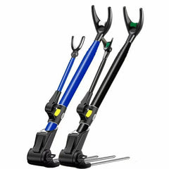 Thickened Telescopic Fishing Rod Bracket – Dual Purpose Adjustable Stainless Steel Holder (1.7M / 2.1M / 2.4M)