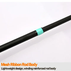 Casting & Spinning Lure Fishing Rod – 1.8m/2.1m Carbon Fiber Ultralight Travel Rod