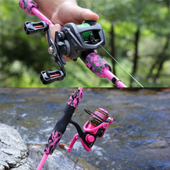 Sougayilang 5-Section Spinning & Casting Rod – Ultralight Carbon Fiber Travel Fishing Pole