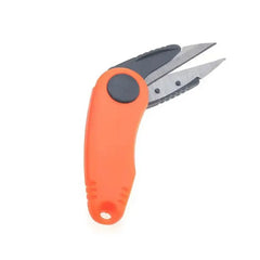 Folding Stainless Steel Fishing Line Scissors – Braided & Mono Line Cutter, Non-Slip Compact Fishing Tool