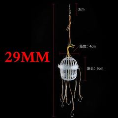Explosion Bait Cage Hook – 6 Strong Carbon Steel Fishing Hooks for Carp & Sea Fishing