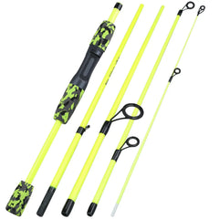 Sougayilang 5-Section Spinning & Casting Rod – Ultralight Carbon Fiber Travel Fishing Pole