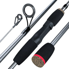 Sougayilang 5-Section Spinning & Casting Rod – Ultralight Carbon Fiber Travel Fishing Pole