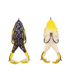 Frog Lure Double Propeller Legs Silicone Soft Baits 13.6g 16.6g Topwater Wobblers Artificial Bait for Bass Catfish