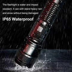 Powerful LED Flashlight – 5000LM Ultra Bright Tactical Torch with Zoom & Waterproof Design
