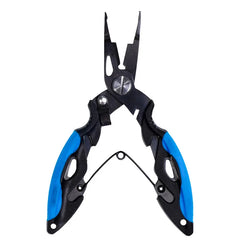 Multifunction Stainless Steel Fishing Pliers – Scissors, Hook Remover & Braid Cutter with Lanyard