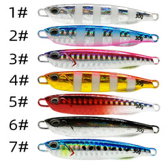 Metal Jig Fishing Lure – Saltwater & Freshwater Bass Casting Spoon Bait