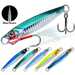 Metal Jig Fishing Lure – 17g/21g/24g/30g/40g/60g Saltwater & Freshwater Sinking Bait