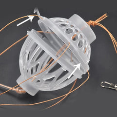 Explosion Bait Cage Hook – 6 Strong Carbon Steel Fishing Hooks for Carp & Sea Fishing