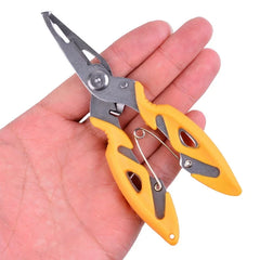 Multifunction Stainless Steel Fishing Pliers – Scissors, Hook Remover & Braid Cutter with Lanyard