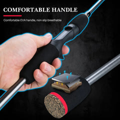 Spinning/Casting Rod – 5 Sections Carbon Fiber Ultra Light Carp Fishing Pole