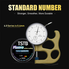 500M Fluorocarbon Fishing Line – 3.57lb-26.45lb Strong Nylon Sinking Wire for Carp & Saltwater Fishing