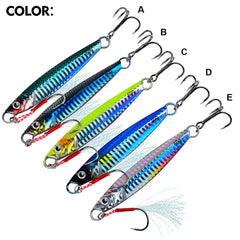 Metal Jig Fishing Lure – 17g/21g/24g/30g/40g/60g Saltwater & Freshwater Sinking Bait